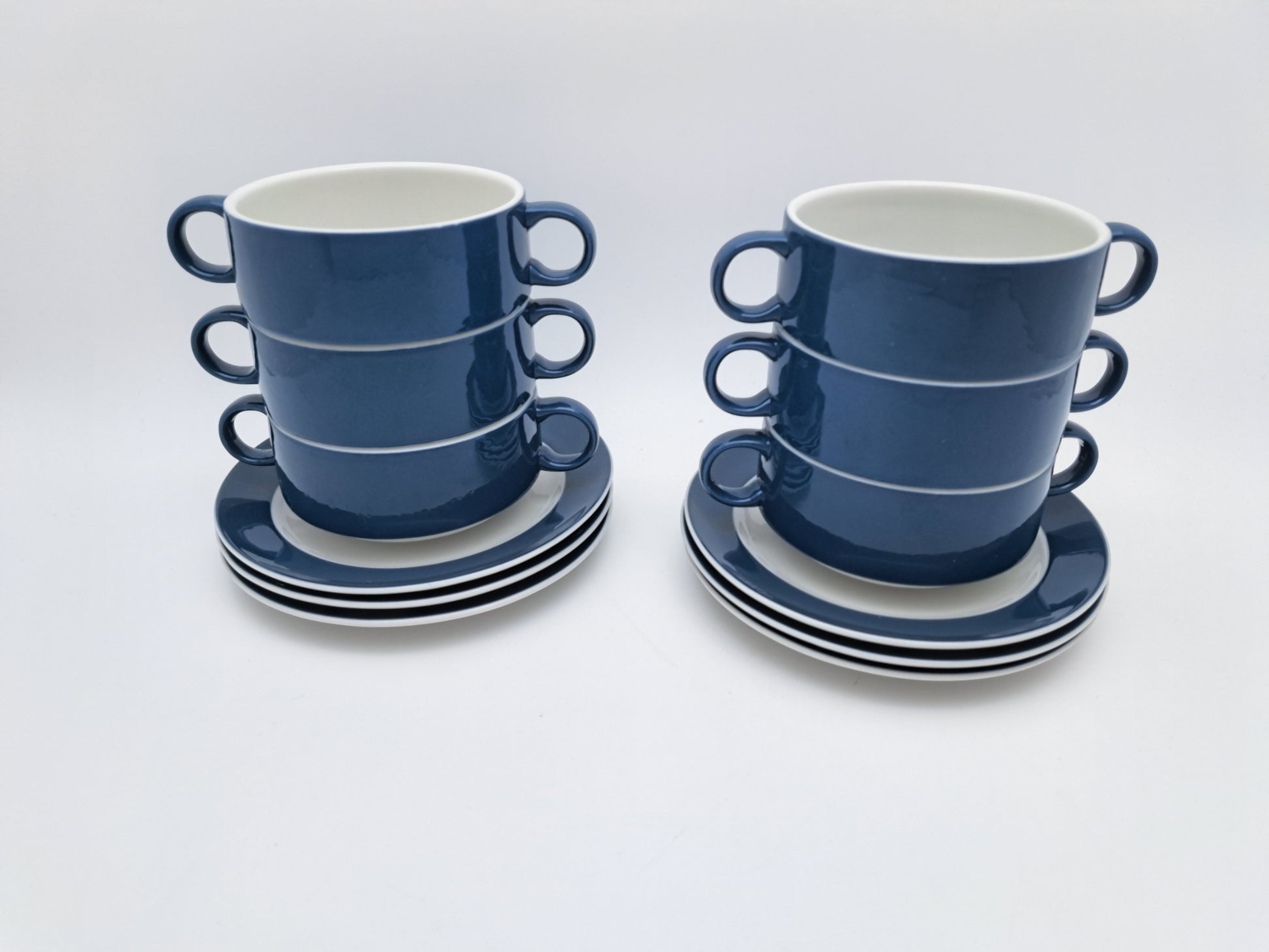 Servizio Sei Tazze da Brodo, Richard Ginori, Modello Colonna