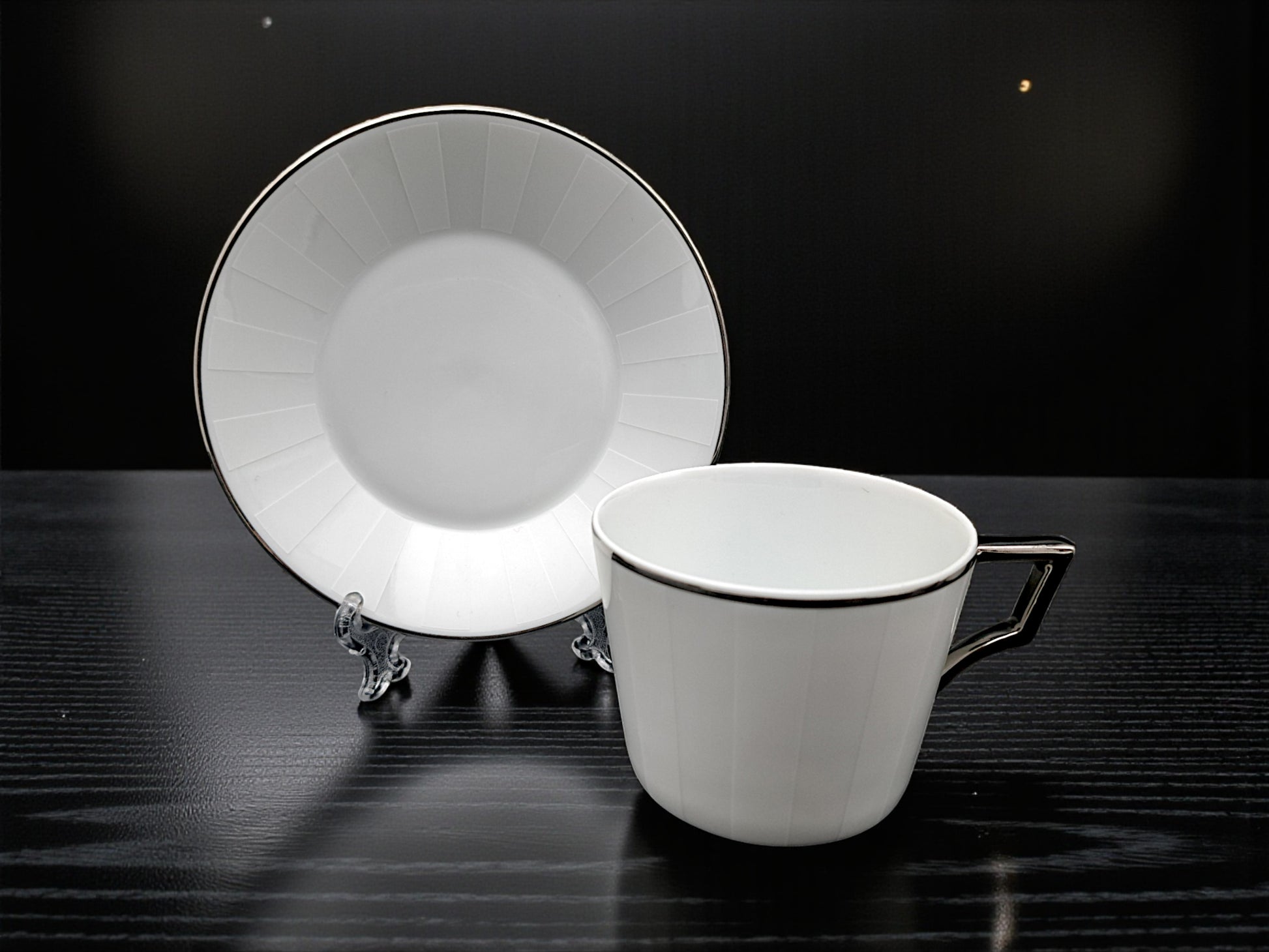 Servizio 6 Tazze da Tè Richard Ginori, Collezione Argonauti, Modello Luna