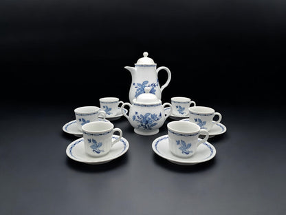 Servizio da Caffè per 6, Richard Ginori, Decoro Floreale