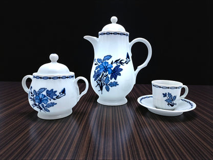 Servizio da Caffè per 6, Richard Ginori, Decoro Floreale