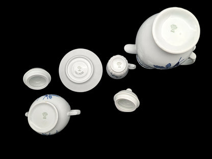 Servizio da Caffè per 6, Richard Ginori, Decoro Floreale