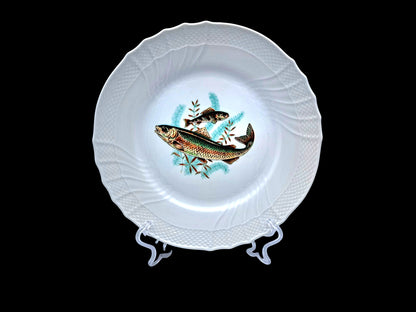 Set of 6 Fish Plates, Richard Ginori, Vecchio Ginori 
