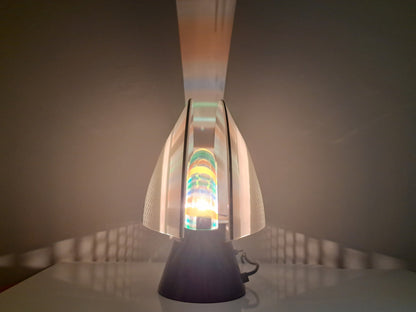 Lampada da Tavolo in Vetro di Murano, Arcobaleno