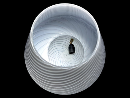 Lampada da Tavolo Mushroom in Vetro di Murano, Swirl