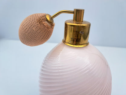 Perfume Atomizer Bottle, in Pink Murano Glass, Lip Glassworks