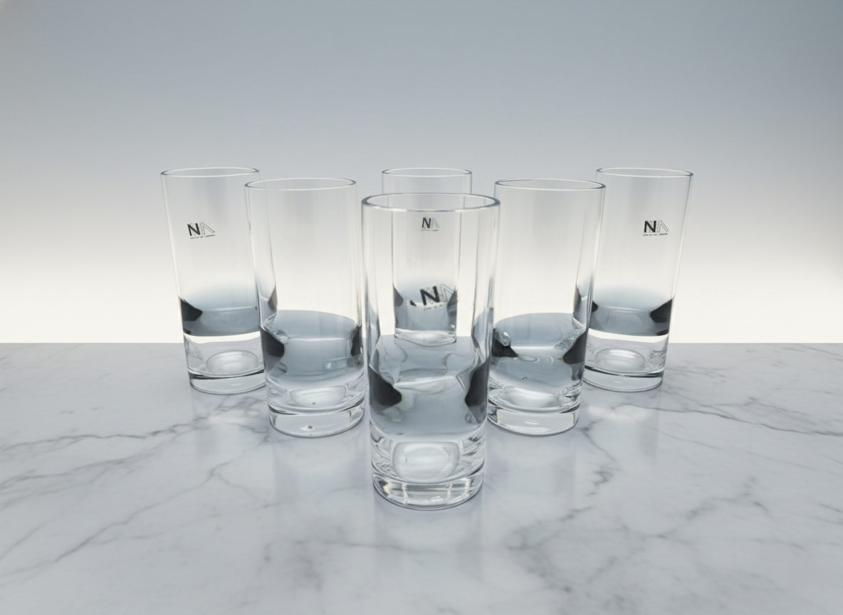 Servizio 6 bicchieri Highball in Vetro Murano, NasonMoretti