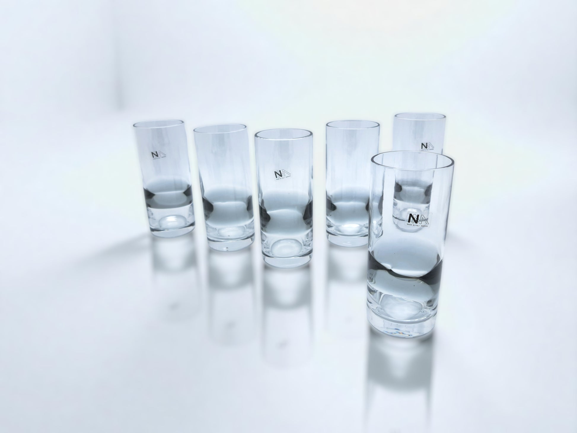 Servizio 6 bicchieri Highball in Vetro Murano, NasonMoretti