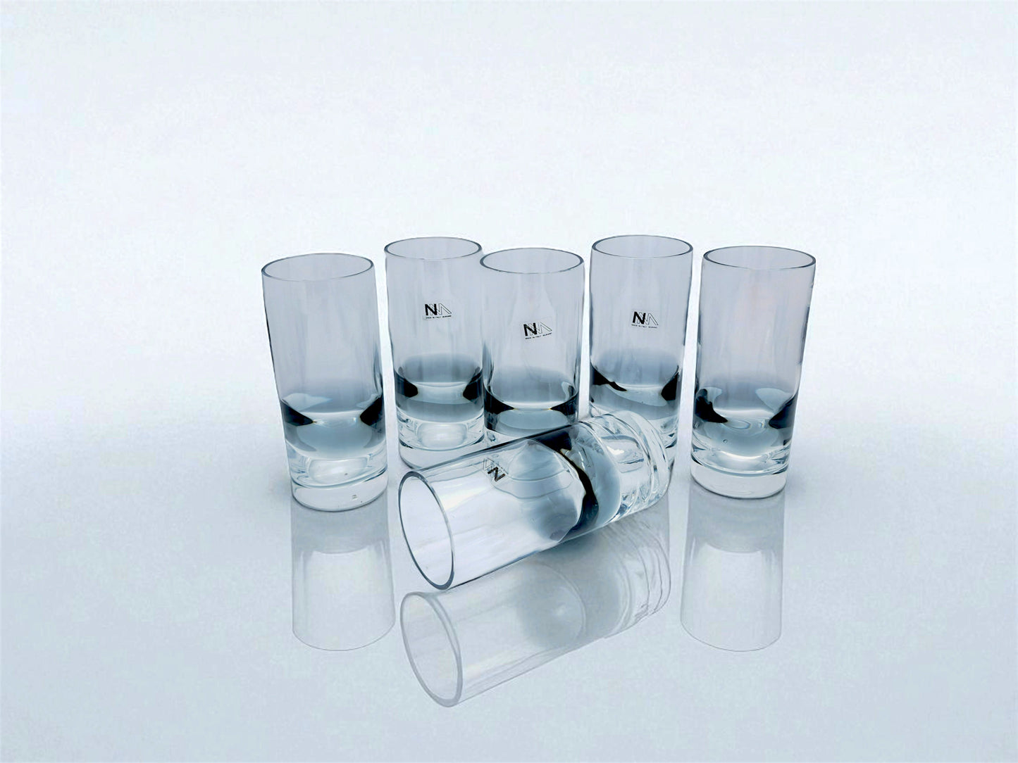 Servizio 6 bicchieri Highball in Vetro Murano, NasonMoretti