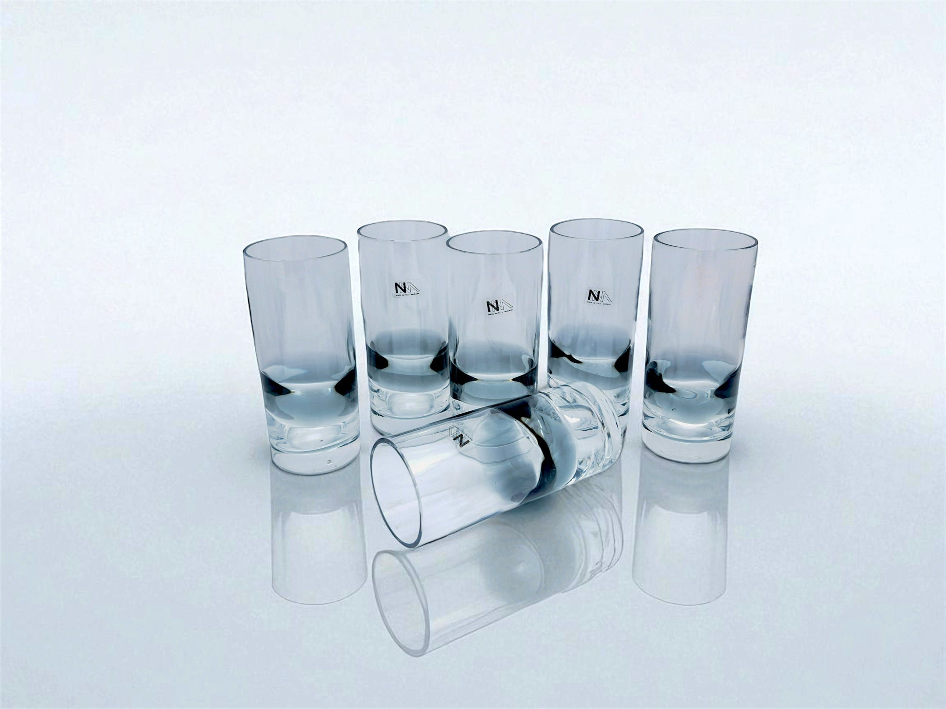 Servizio 6 bicchieri Highball in Vetro Murano, NasonMoretti