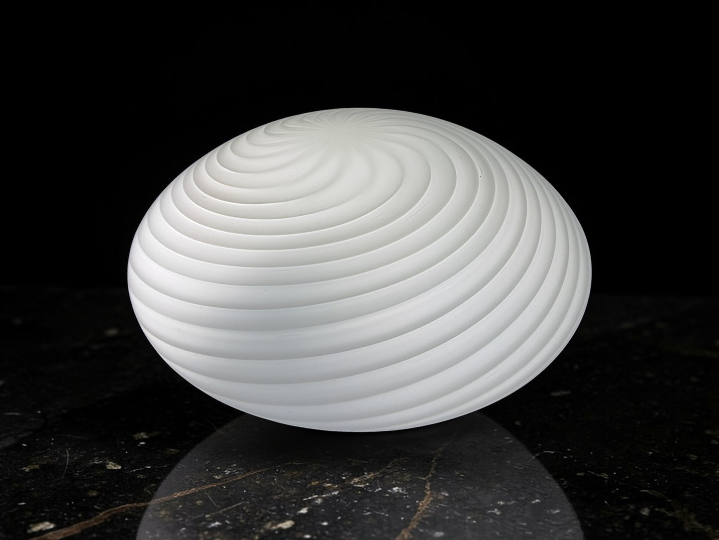 Murano Glass Ceiling Lamp, Swirl Processing
