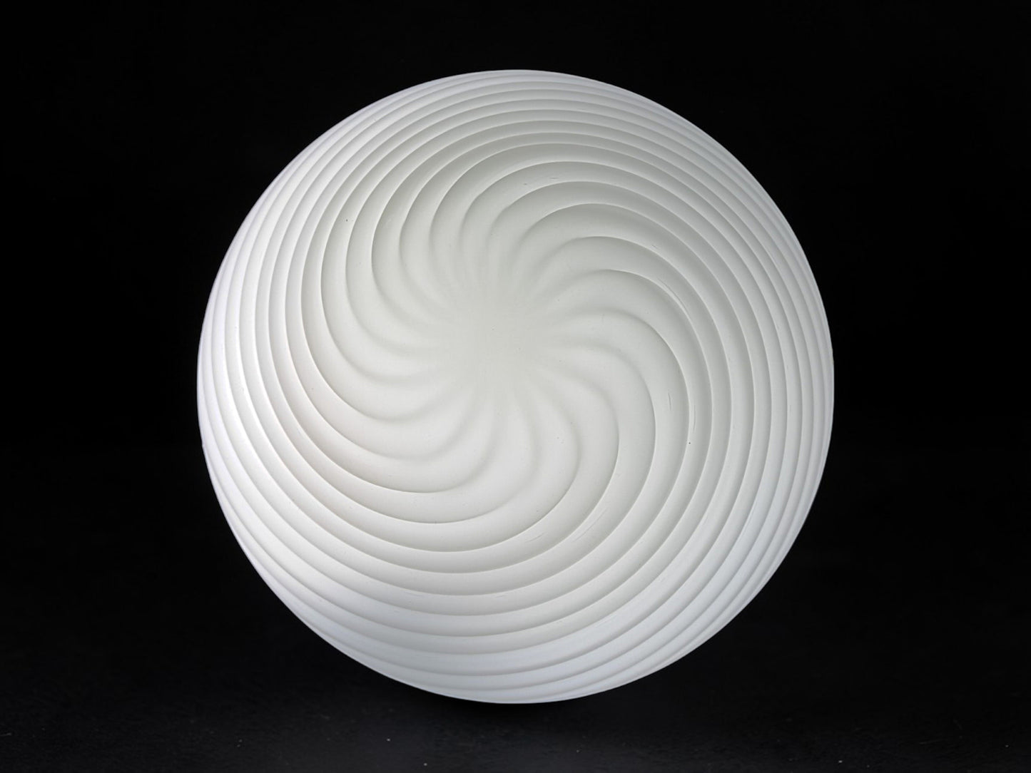 Murano Glass Ceiling Lamp, Swirl Processing