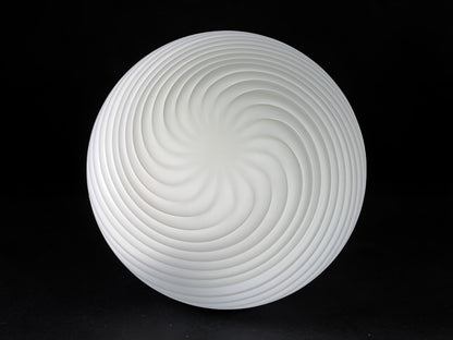 Murano Glass Ceiling Lamp, Swirl Processing
