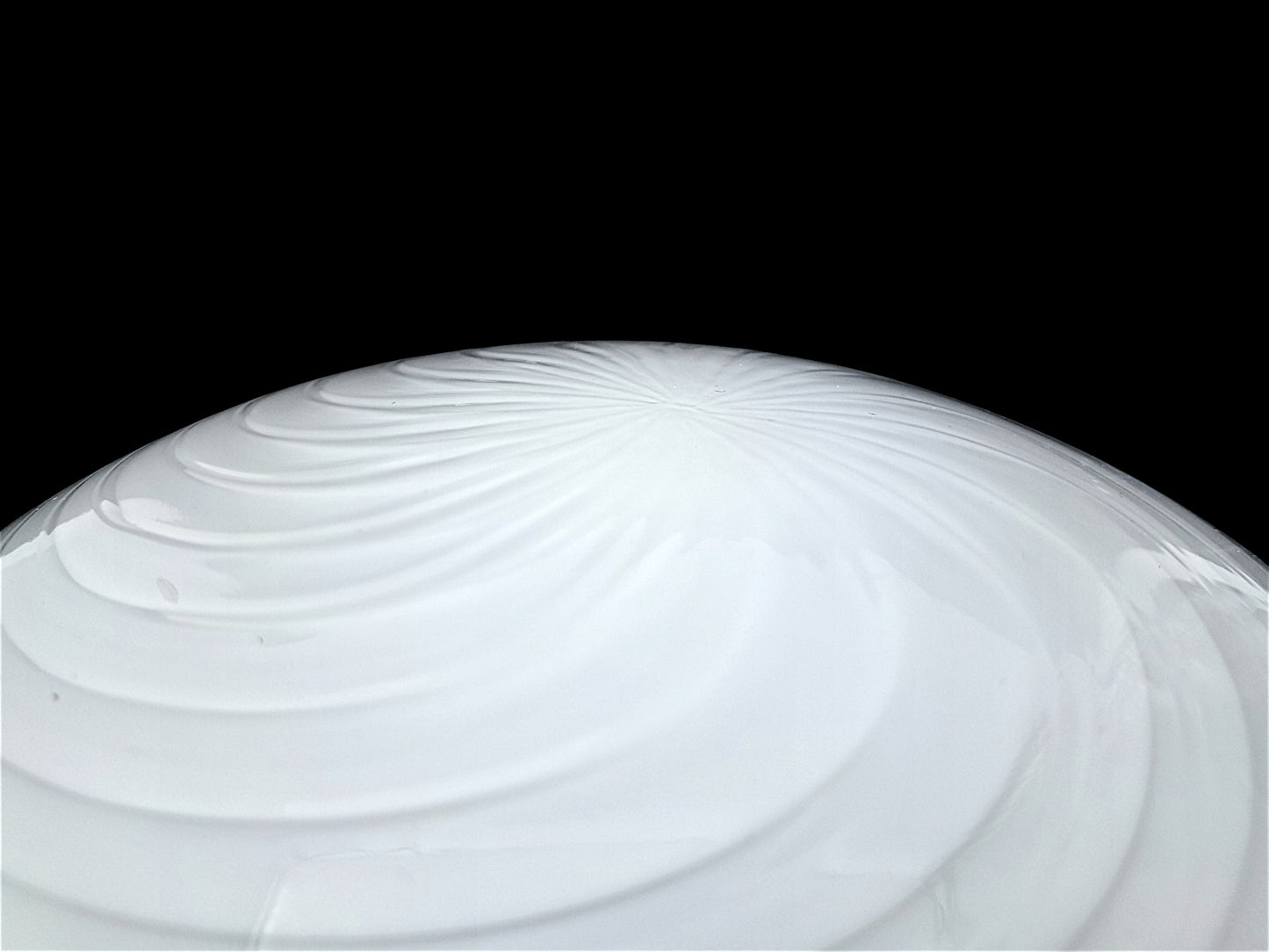 Murano Glass Ceiling Lamp, Swirl Processing