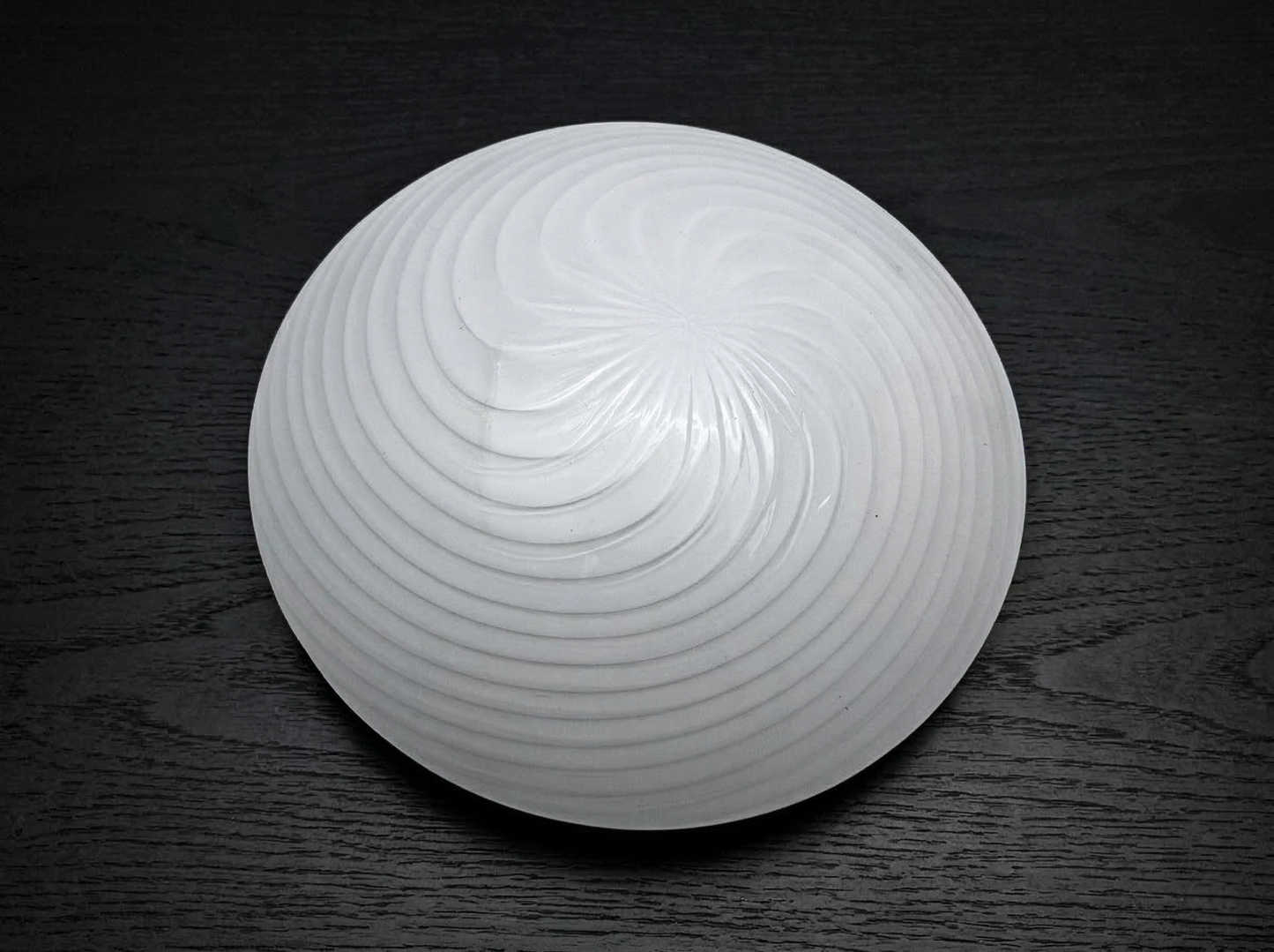 Murano Glass Ceiling Lamp, Swirl Processing