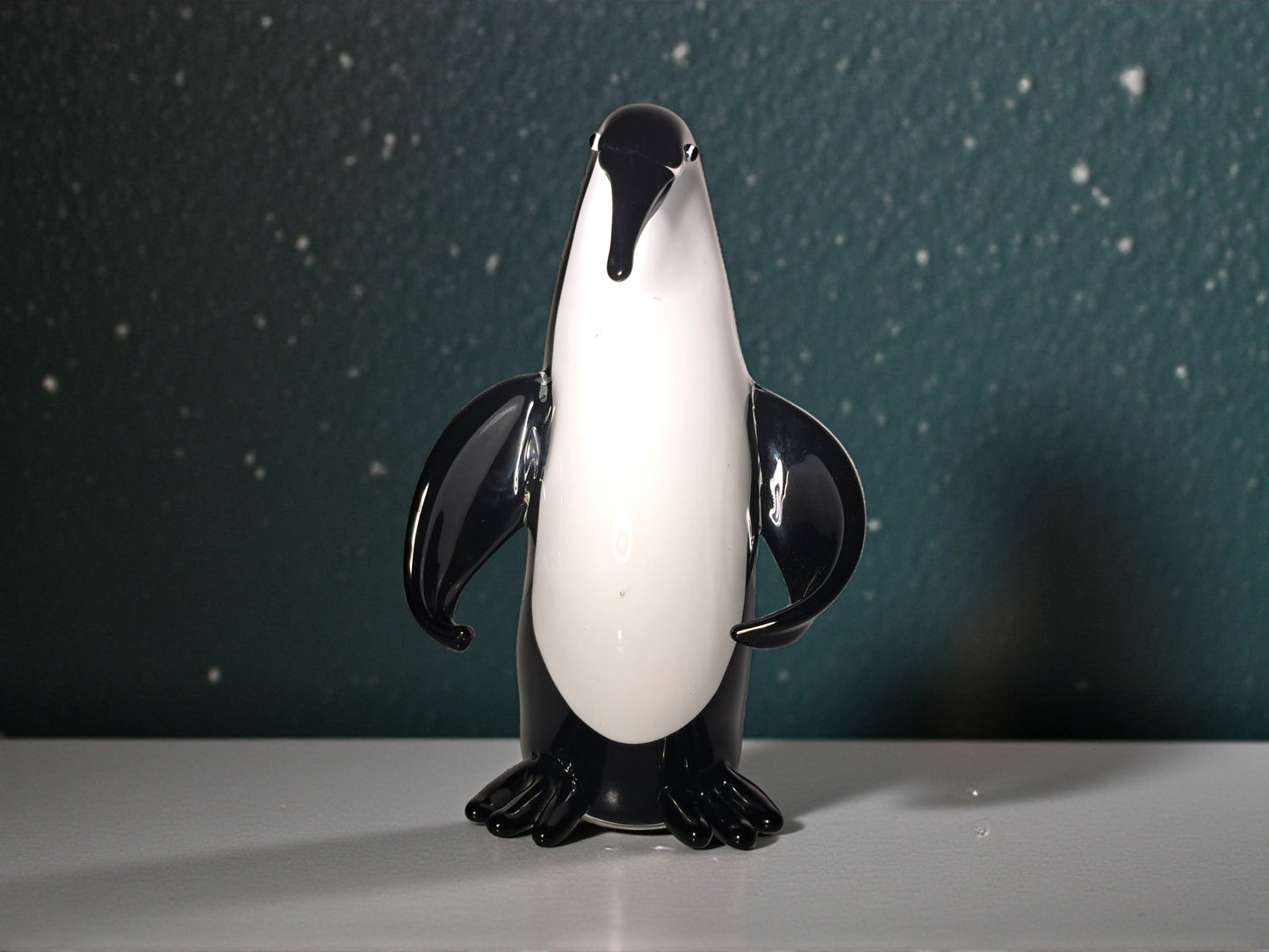 Scultura Raffigurante un Pinguino in vetro di Murano