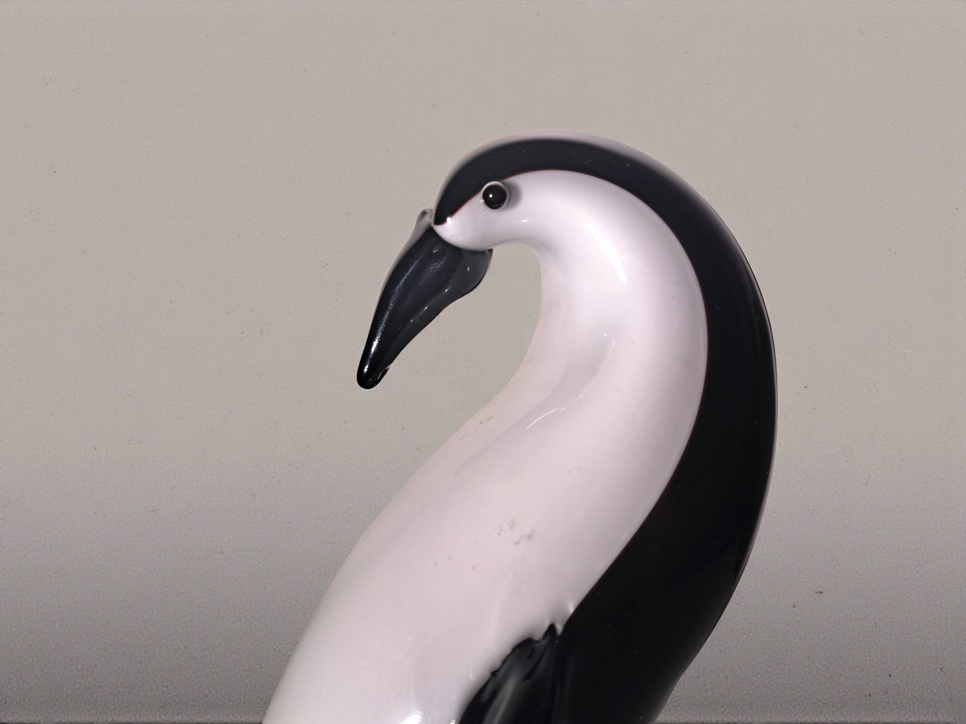 Scultura Raffigurante un Pinguino in vetro di Murano