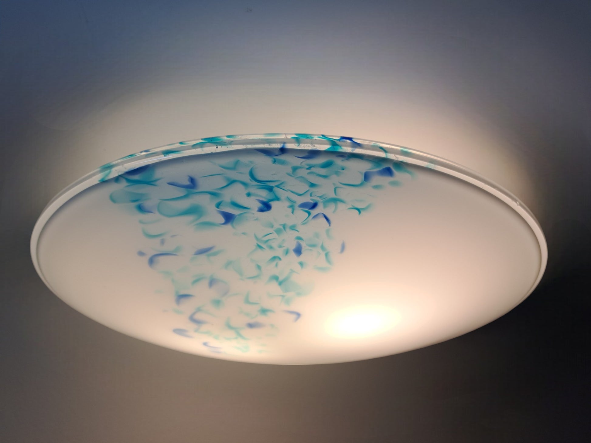Lampada da Soffitto in Vetro di Murano, Vetreria I3 Itre