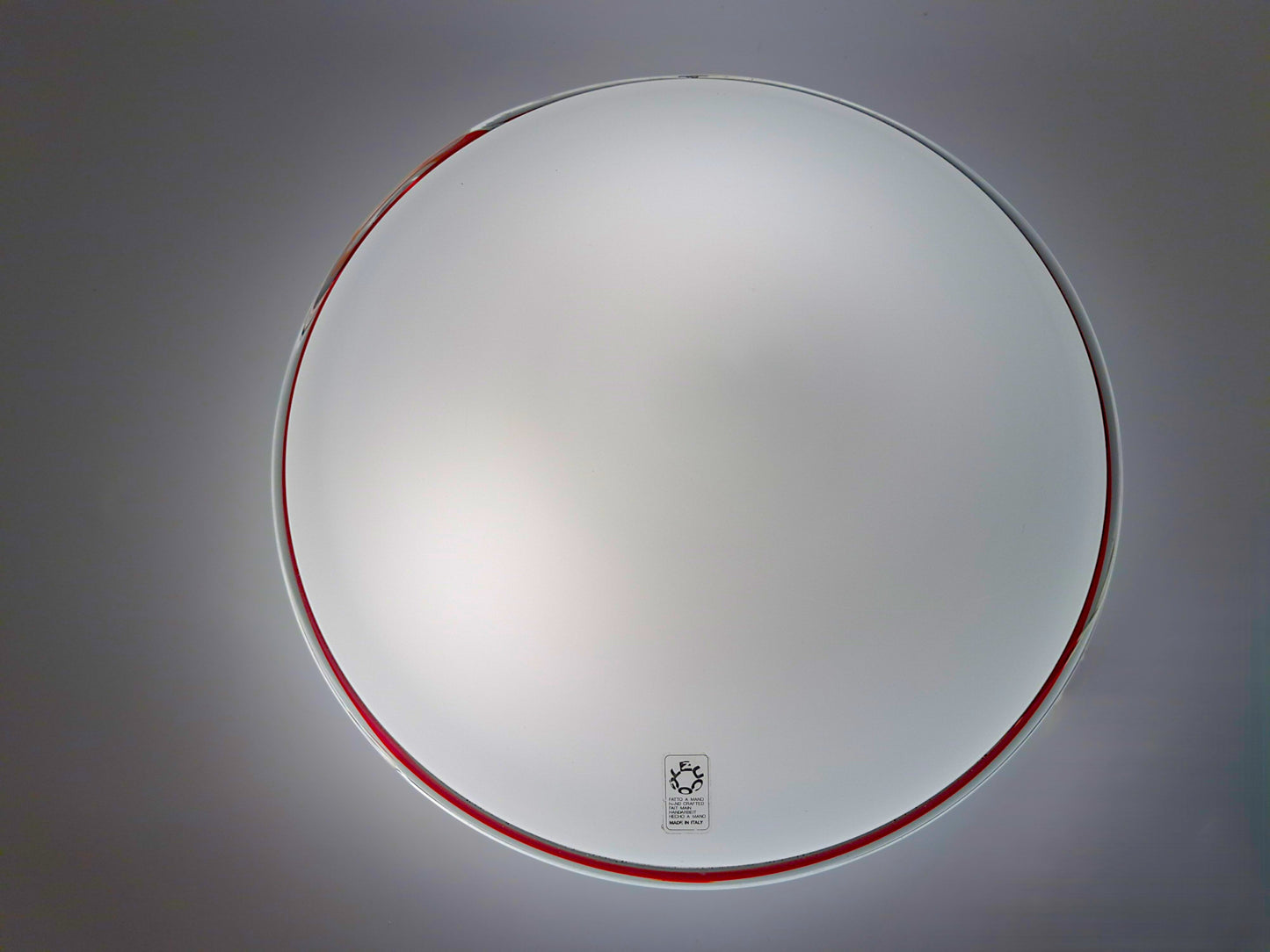 Lampada da Soffitto, Plafoniera in Vetro di Murano, Leucos, Modello Ufo