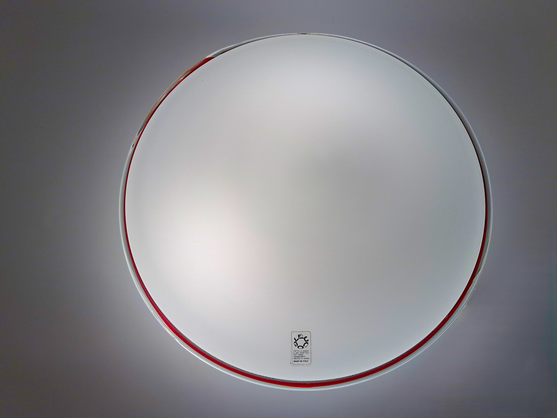 Lampada da Soffitto, Plafoniera in Vetro di Murano, Leucos, Modello Ufo
