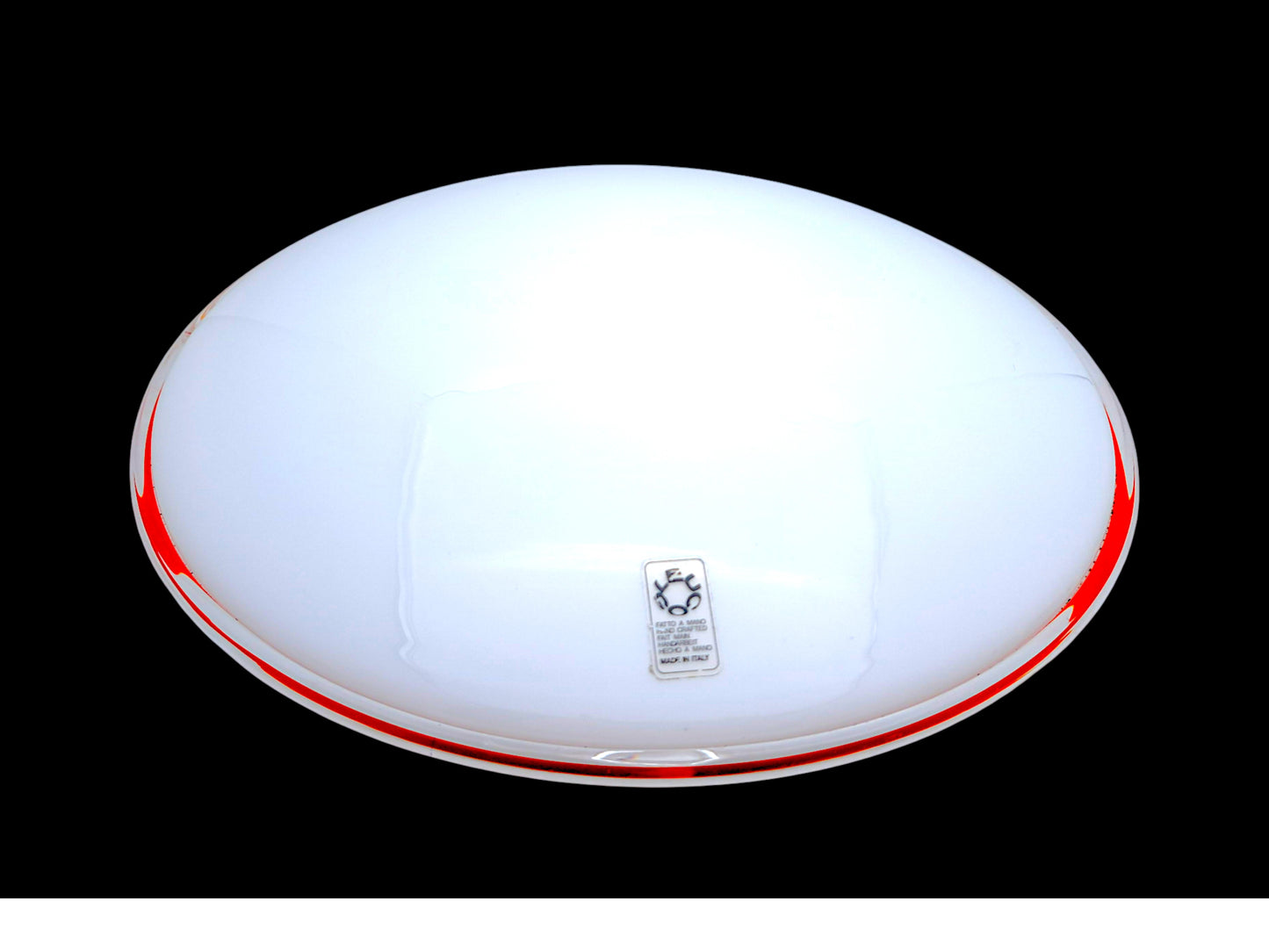 Lampada da Soffitto, Plafoniera in Vetro di Murano, Leucos, Modello Ufo