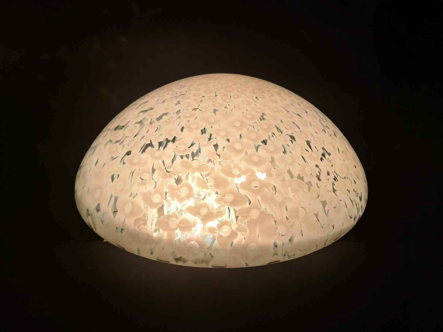 Lampada da Soffitto in Vetro di Murano, Murrine Astratte