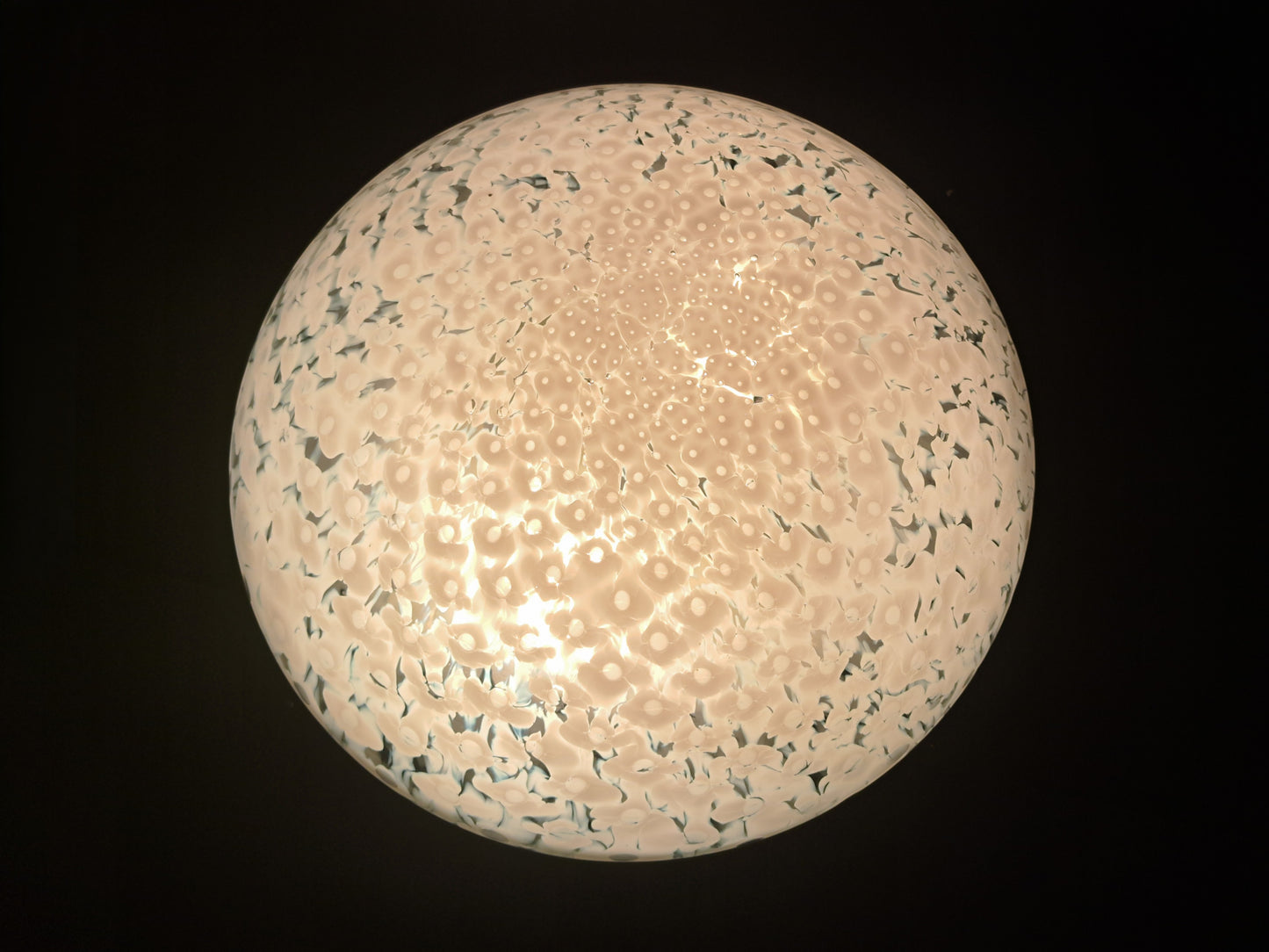 Lampada da Soffitto in Vetro di Murano, Murrine Astratte