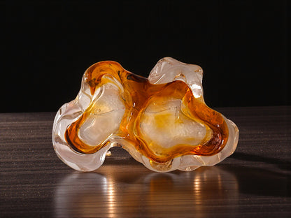 Posacenere in Vetro di Murano, Stile Brutalista