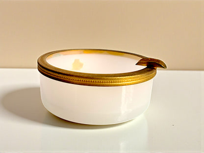 Posacenere in Vetro Opalino di Murano, Bianco