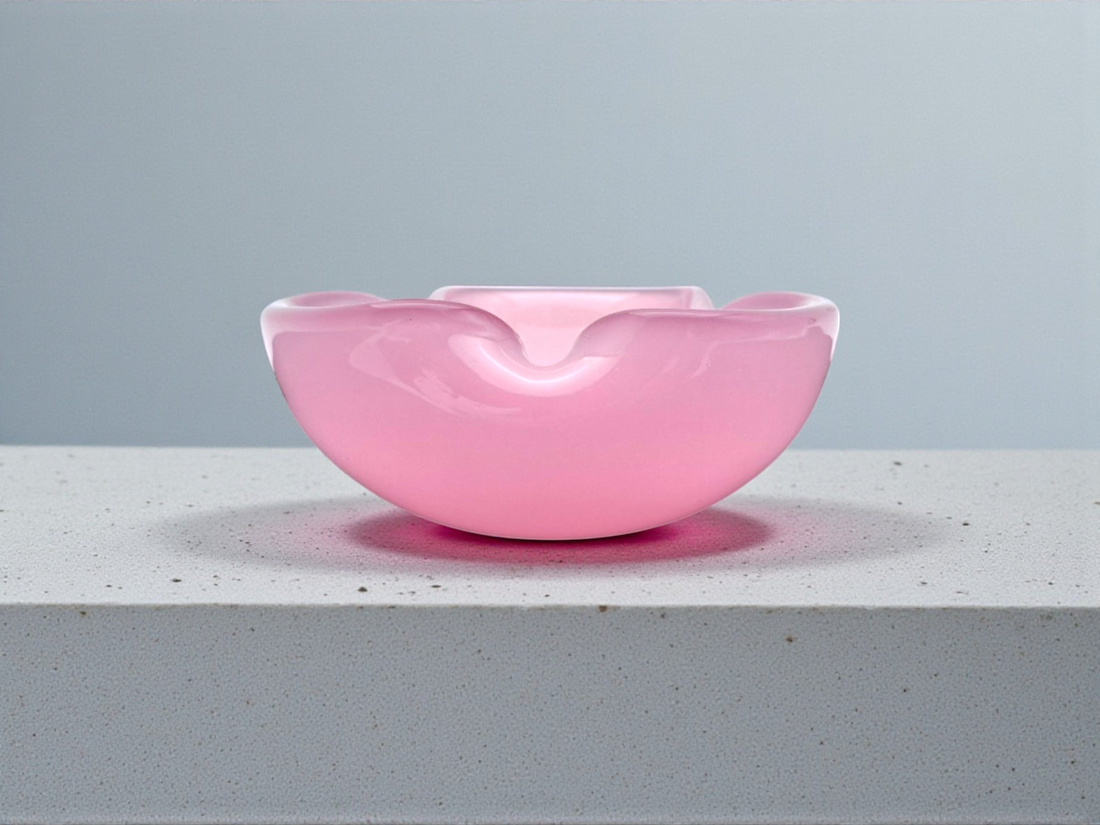 Ciotola in Vetro Opalino Rosa di Murano