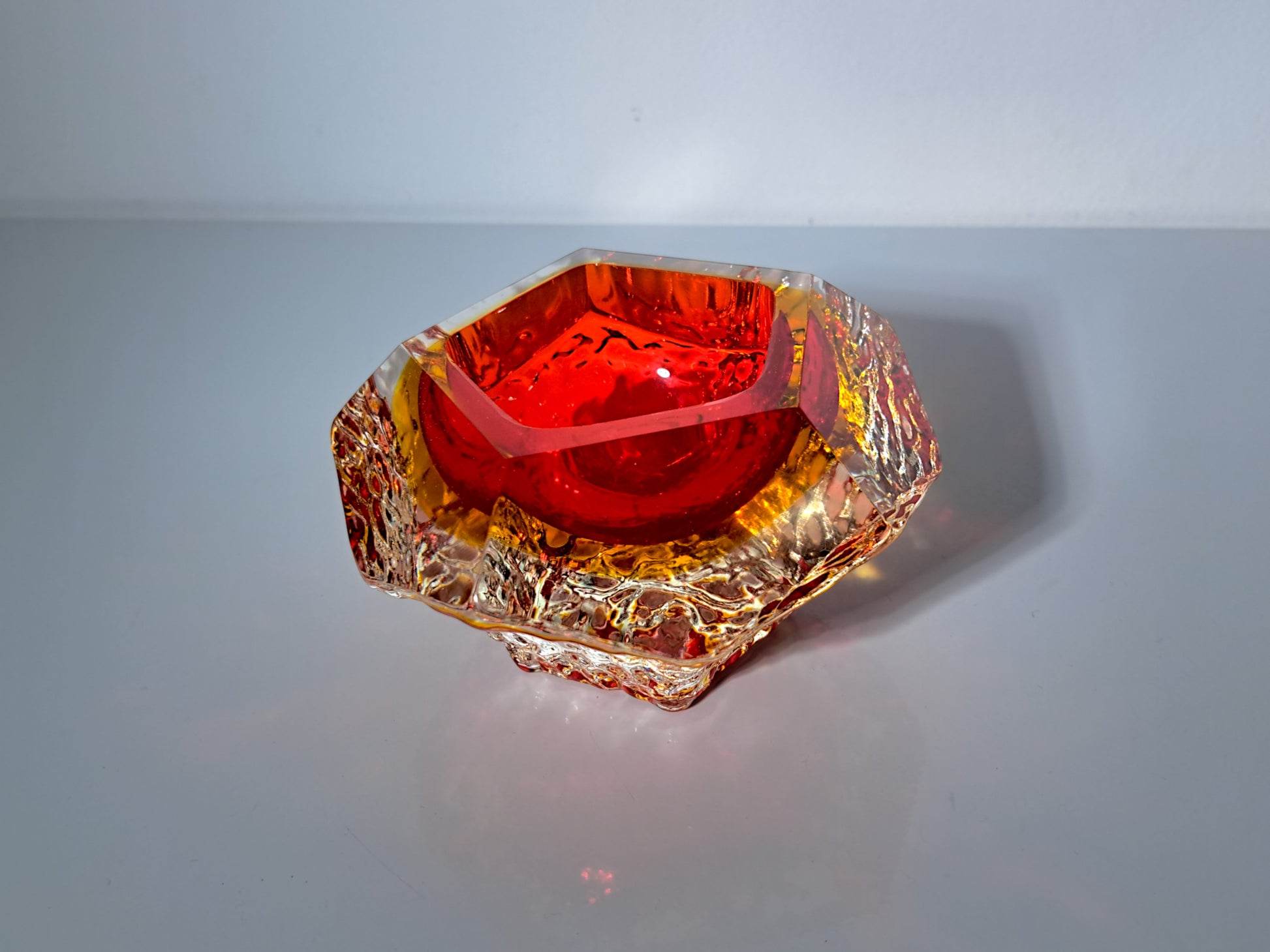 Posacenere in Vetro Sommerso di Murano , Mandruzzato