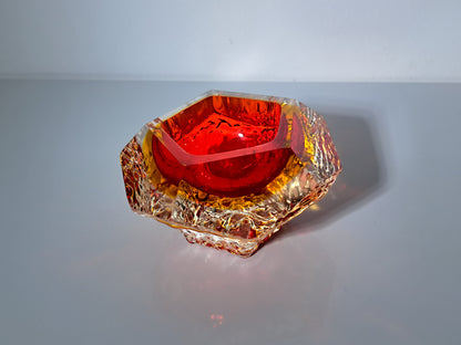 Posacenere in Vetro Sommerso di Murano , Mandruzzato