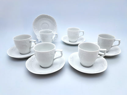 Servizio 6 Tazze da Caffè, Rosenthal, Modello Sanssouci