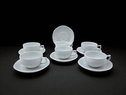 Servizio 6 Tazze da Caffè, Demitasse, Rosenthal, modello Sanssouci