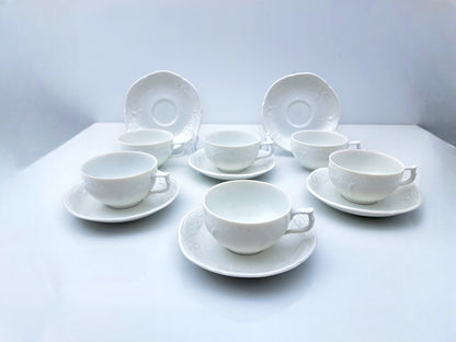 Servizio 6 Tazze da Caffè, Demitasse, Rosenthal, modello Sanssouci