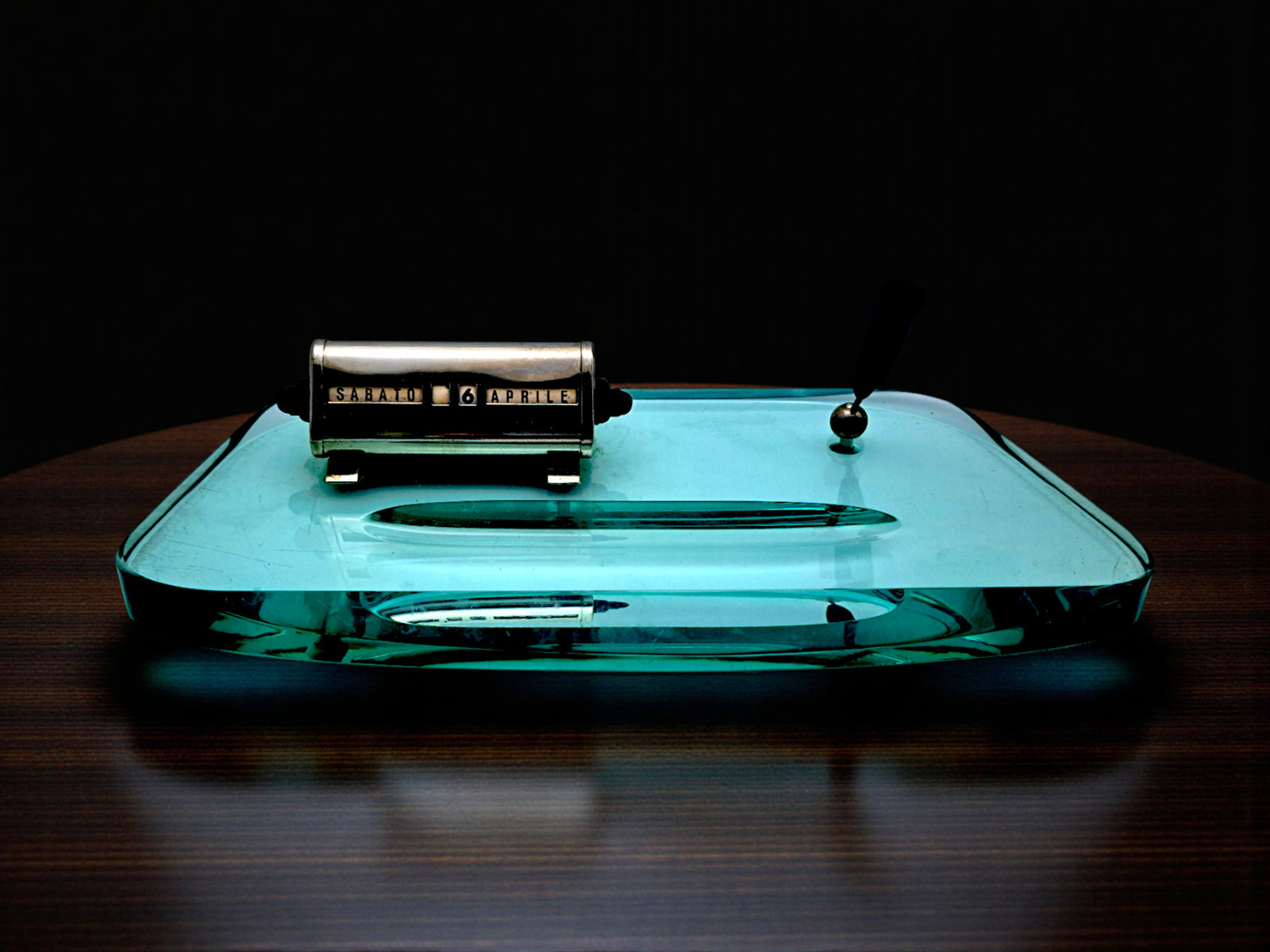 Stiloforo in Vetro Verde Nilo