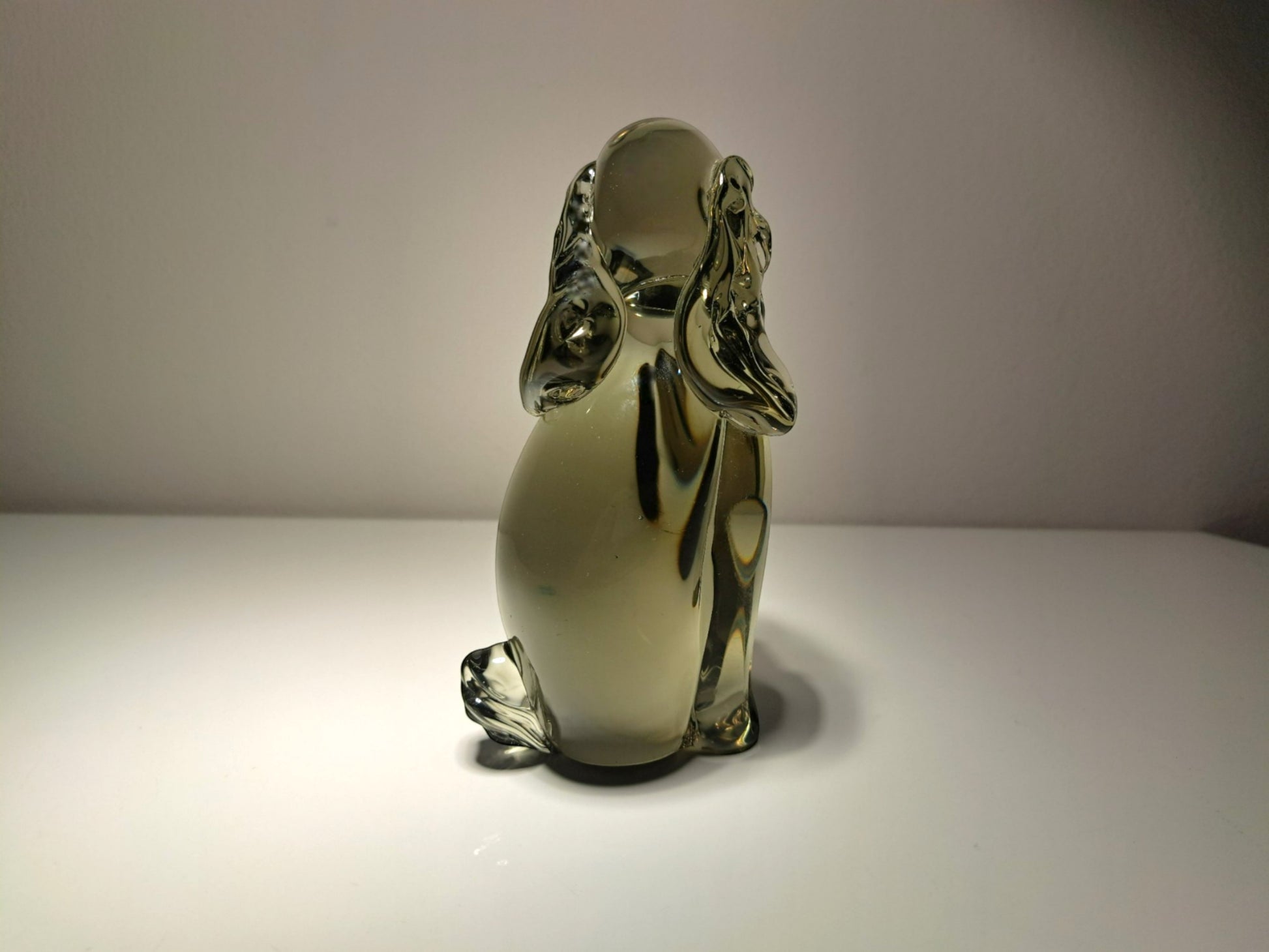 Scultura in Vetro di Murano, Raffigurante un Cocker, Vetreria V.A.M.