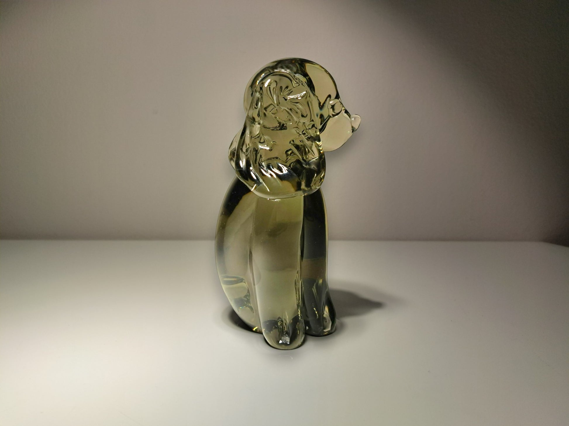 Scultura in Vetro di Murano, Raffigurante un Cocker, Vetreria V.A.M.