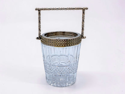 Secchiello per Ghiaccio in Cristallo Molato, Stile Baccarat