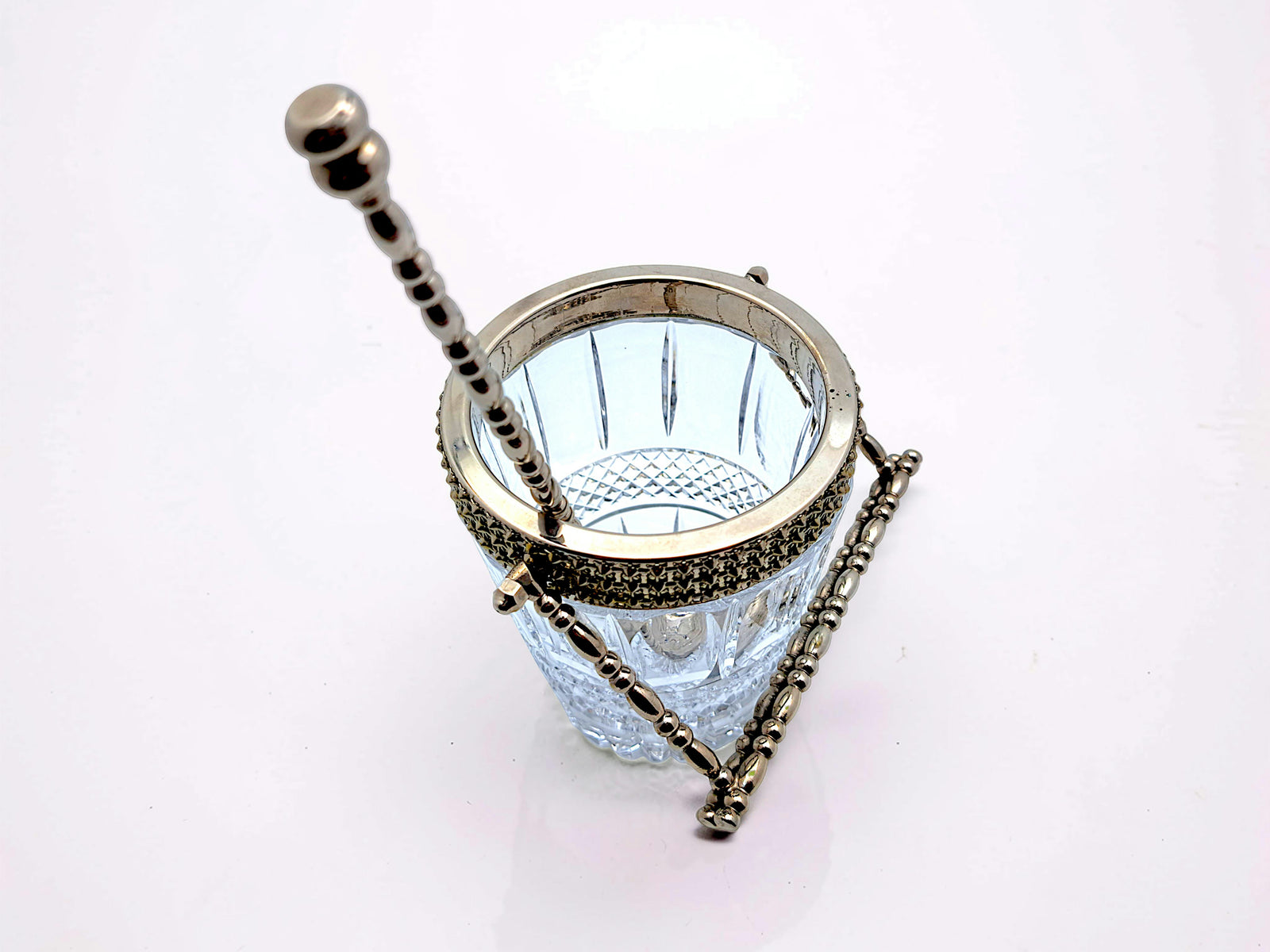 Secchiello per Ghiaccio in Cristallo Molato, Stile Baccarat