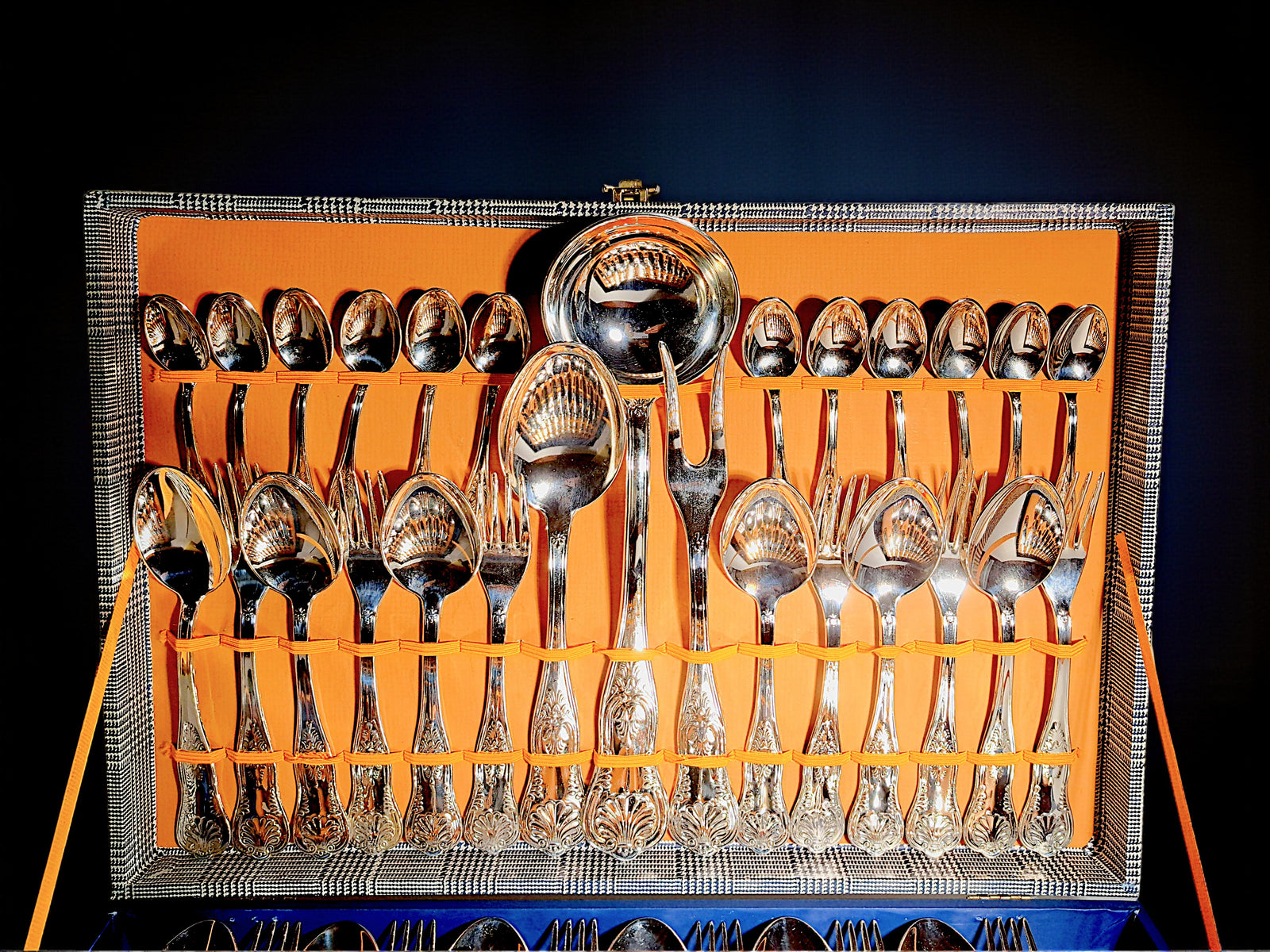 Servizio Posate per 12 Persone, Silver Plated