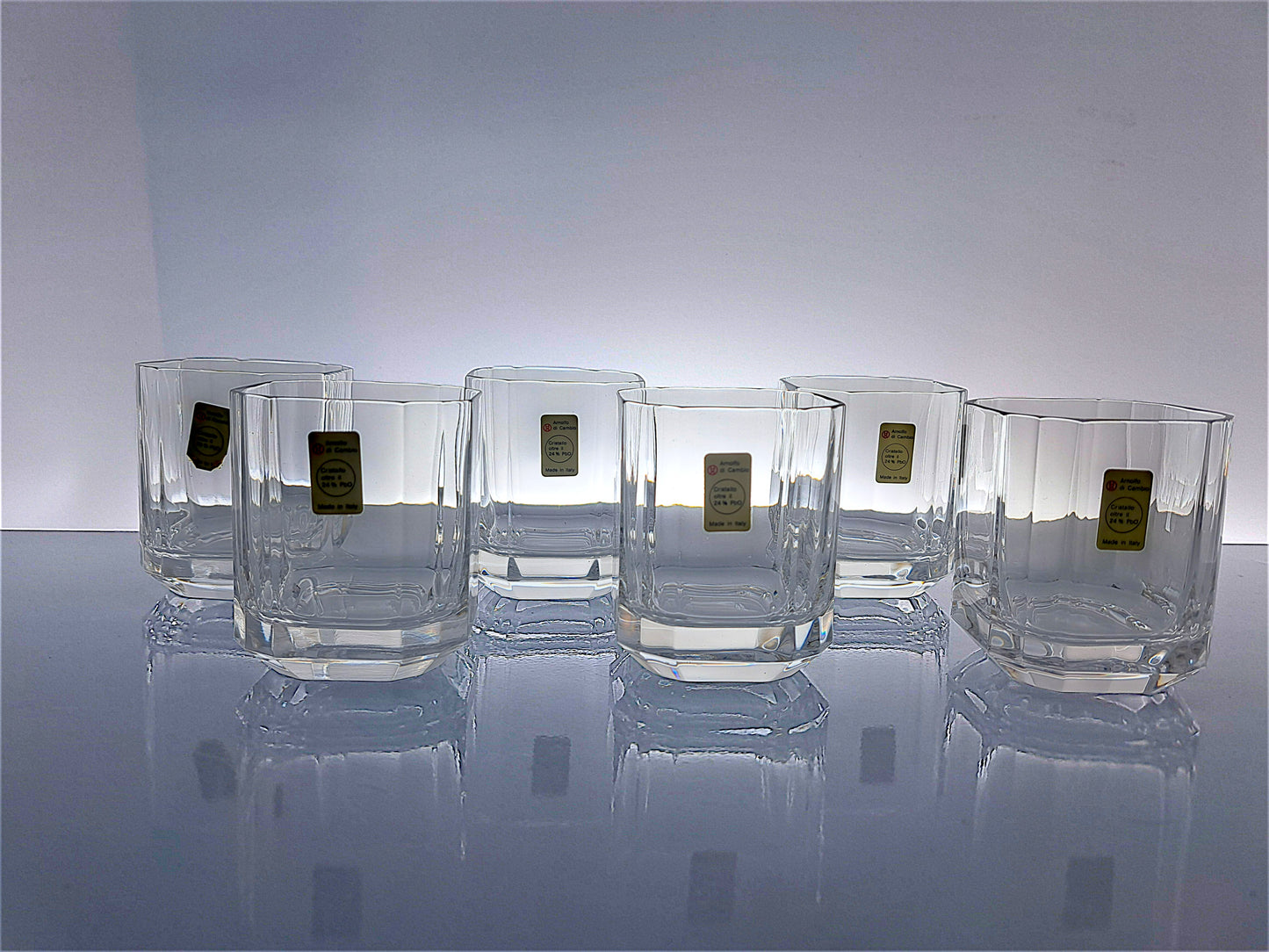 Servizio 6 Bicchieri Vino, Catya Castel, Polygon, Arnolfo di Cambio
