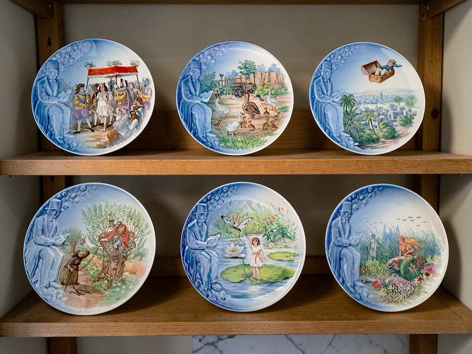 Set 6 Piatti da Collezione, Bing & Grondahl, Jorgen Nielsen