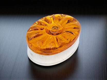 Set di 3 Scatole Portagioie in Vetro di Murano, Acquachiara