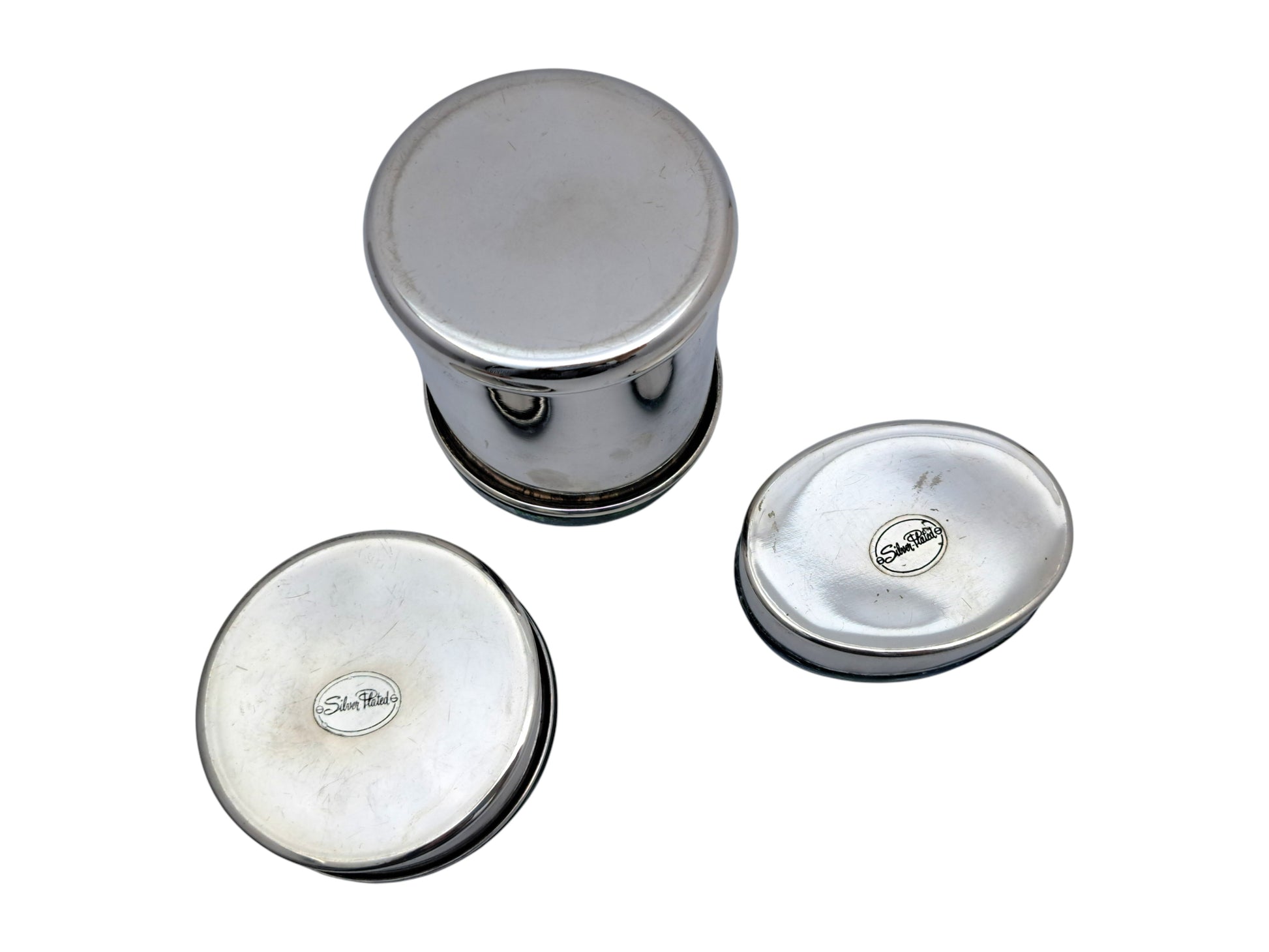 Set di 3 Portagioie in Vetro di Murano, Acquachiara - Effetre