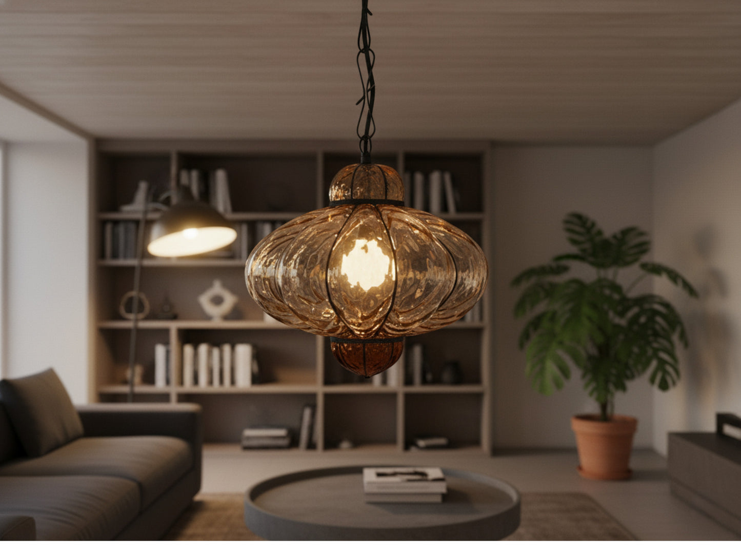 Lampada a Sospensione, Siru, Modello Sultano, Lanterna Veneziana