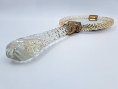Specchio a Mano in Vetro di Murano, Barovier & Toso, Lavorazione Torchon
