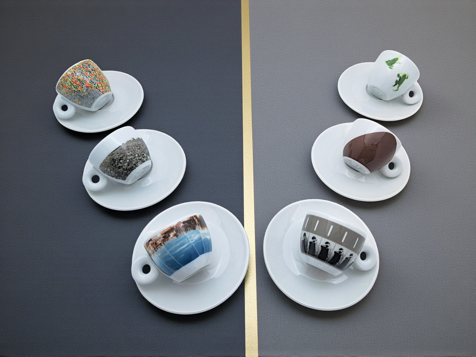 Servizio 6 Tazzine Caffè, Illy Art Collection, 2001 MoMA PS1