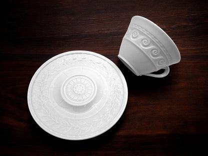 Servizio 6 Tazze da Tè, Bernardaud Limoges, Modello Louvre