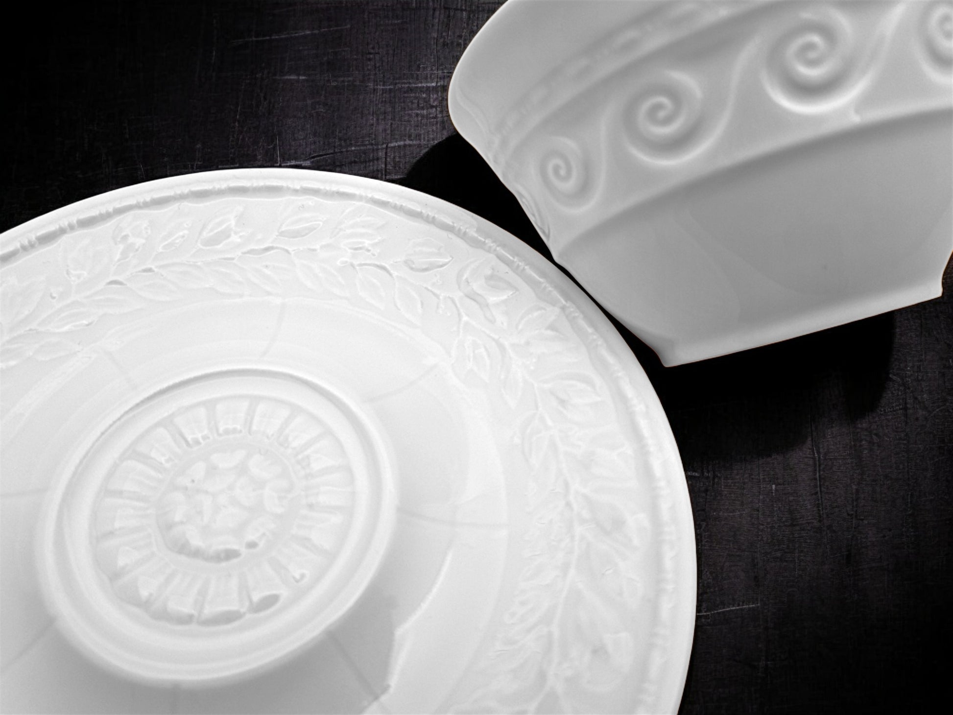 Servizio 6 Tazze da Tè, Bernardaud Limoges, Modello Louvre