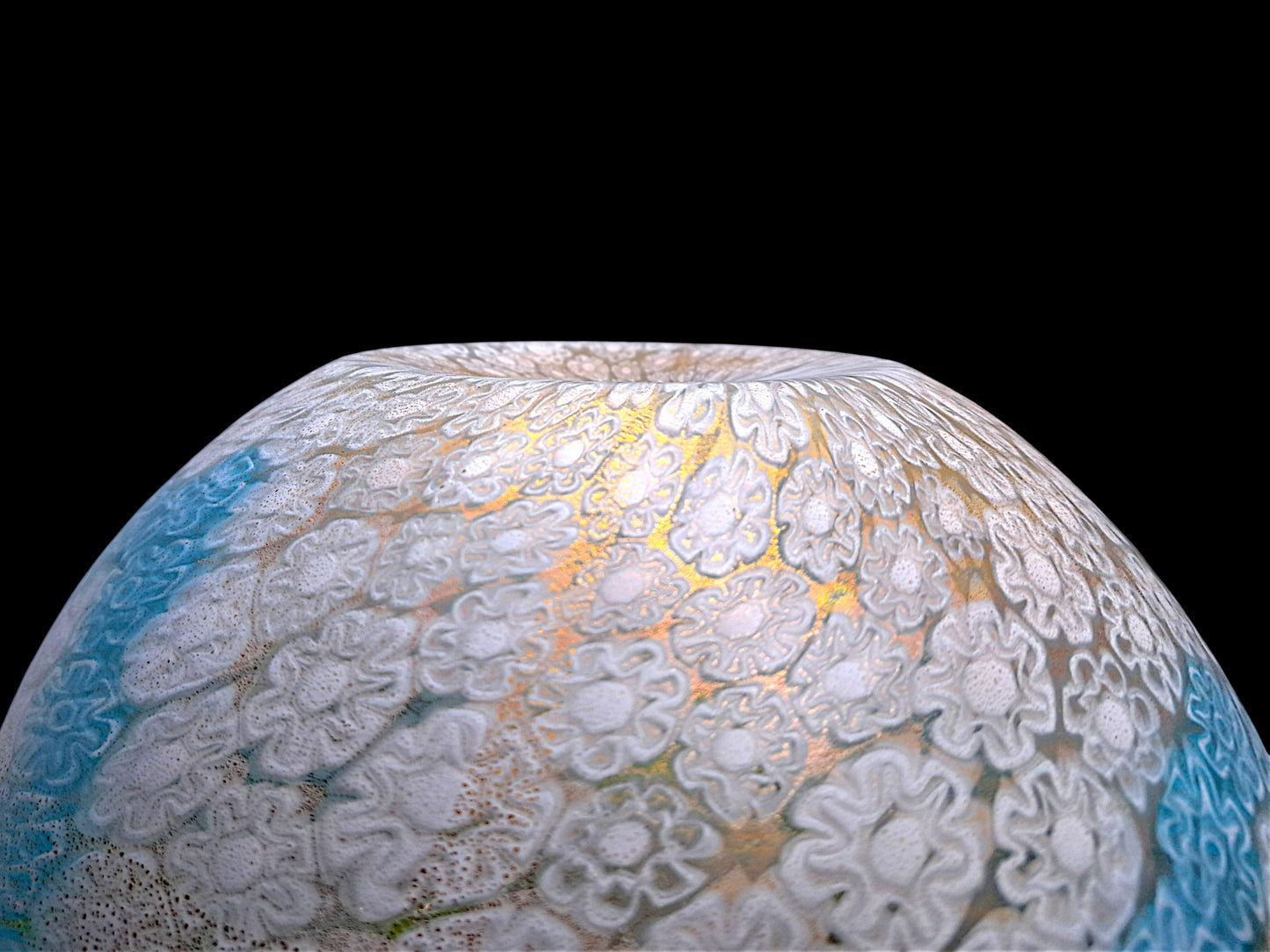 Vaso Potiche in Vetro di Murano Millefiori, La Murrina
